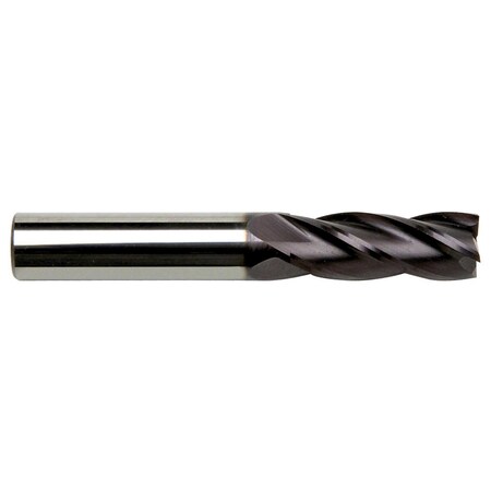 Gs Tooling 3/64in Diameter x 1/8in Shank 4-Flute Regular Length Yellow Series Carbide End Mill, 5PK 102831PK